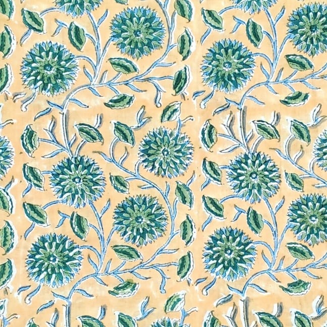 Sanganeri Handblock Cotton Fabric #47