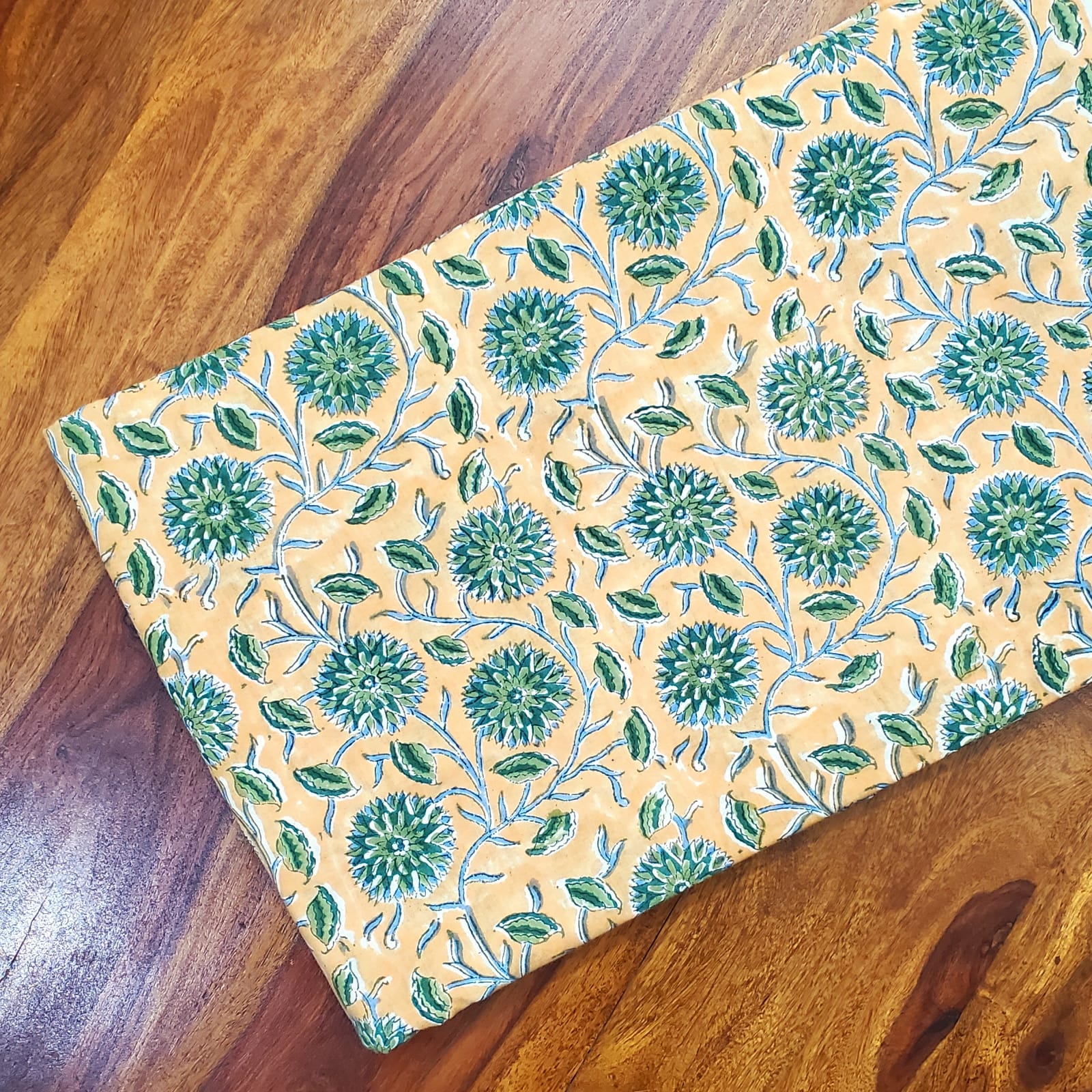 Sanganeri Handblock Cotton Fabric #47