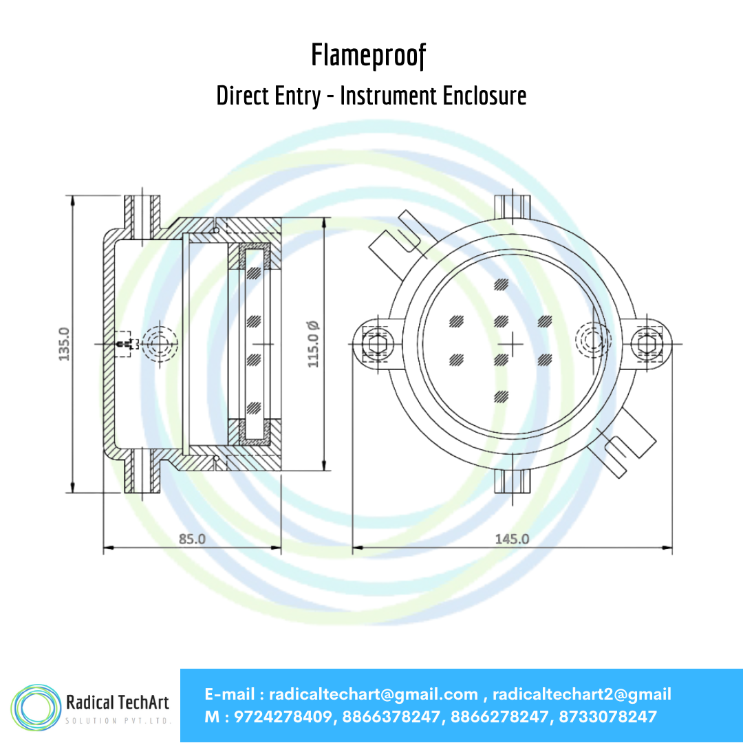 Flameproof Direct Entry - Instrument Enclosure