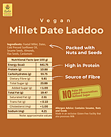 Millet Date Laddoo - 200 g | No Added Sugar | Vegan | Gluten Free