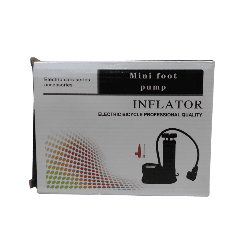 Zigdeal Mini Foot Pump – Portable Air Pump | Fast Inflation | Car, Bike & Sports Use