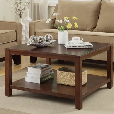 Valiant 30" Square Coffee Table in Solid Wood Valiant 30" Square Coffee Table in Solid Wood
