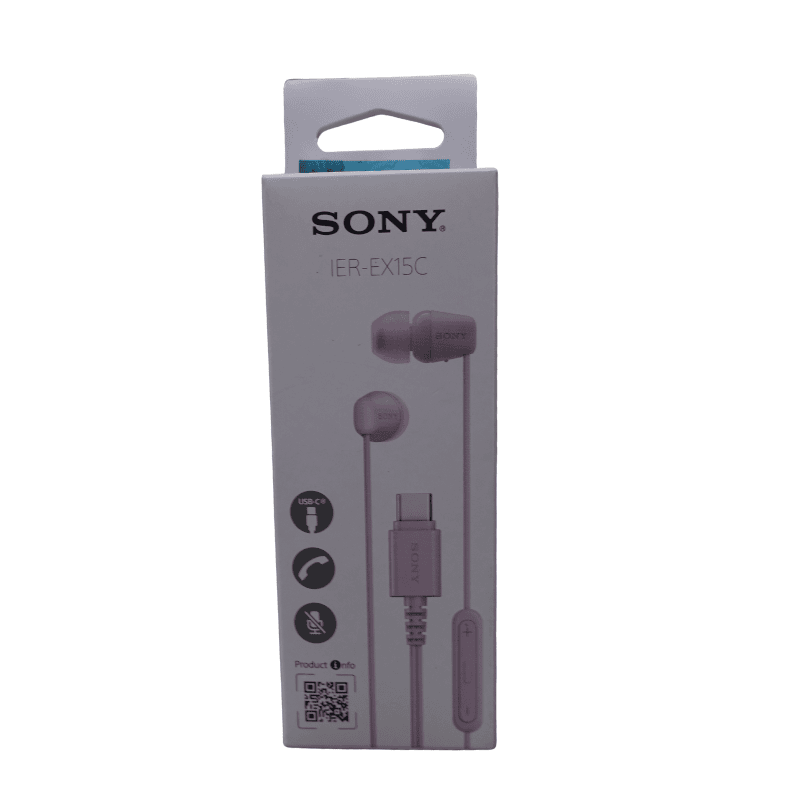 Sony IER-EX15C Wired Earphones – In-Ear Design (Pink)