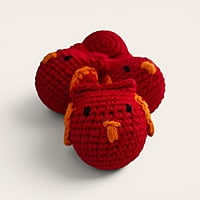 Crochet Owl Small Rattle