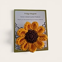 Crochet Sunflower Magnets
