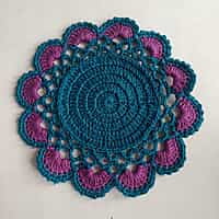Double Colour Trivet Blue / Purple