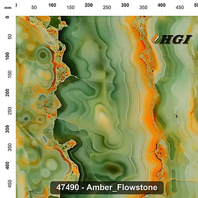 47490 Amber Flowstone