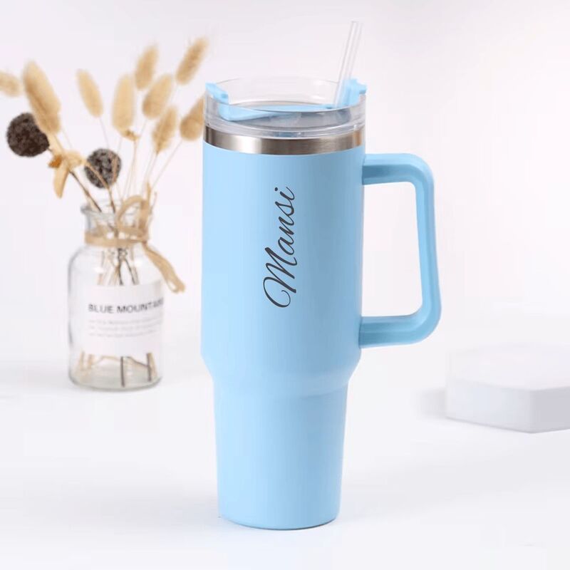 Personalized Lilac Purple Vacuum Insulated Tumbler ( 1200 ml