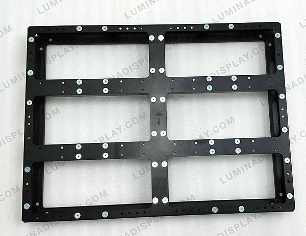 Indoor MS mounting frame 640 x 480 mm for magnet-mounted LED modules, front service – Lumina