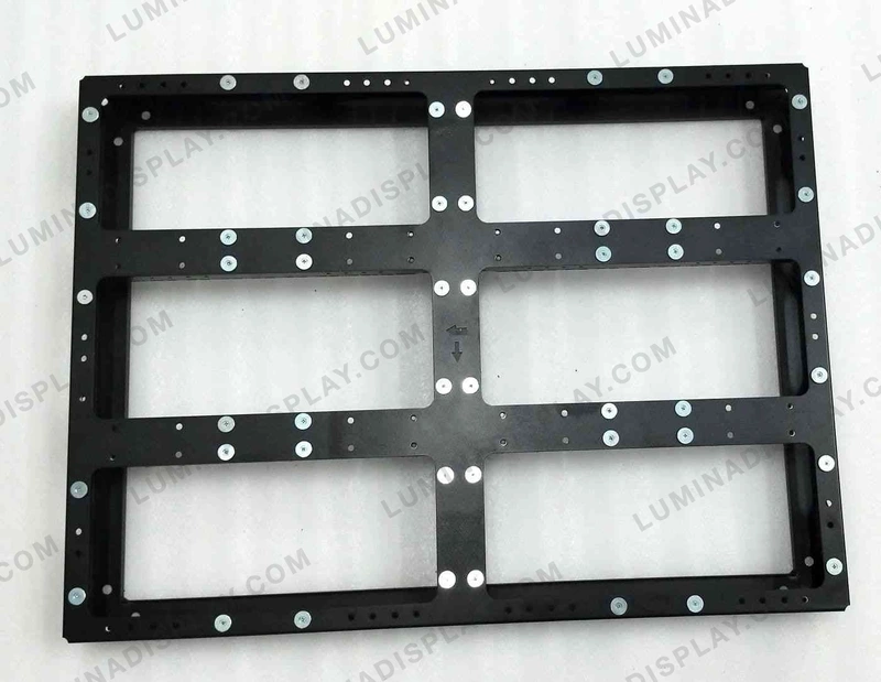 Indoor MS mounting frame 640 x 480 mm for magnet-mounted LED modules, front service – Lumina