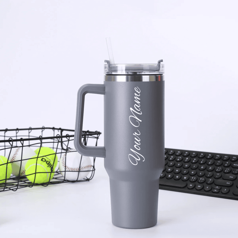 Personalized Lilac Purple Vacuum Insulated Tumbler ( 1200 ml