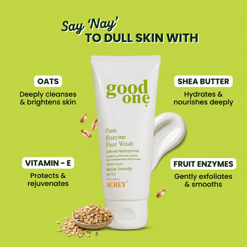 Aurey Oats Enzyme Face Wash – Your 60-Second Everyday Facial