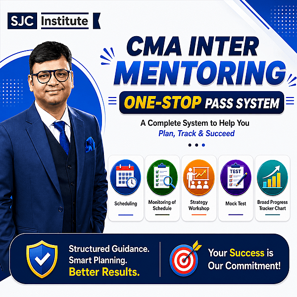 CMA Inter Mentoring Program By SJC Institute
