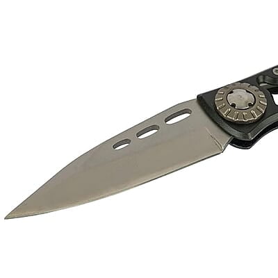 STANLEY 0-10-253 Skeleton Pocket Knife for Home & Professional Use Ideal for Cutting Into Multiple Surfaces, YELLOW & BLACK