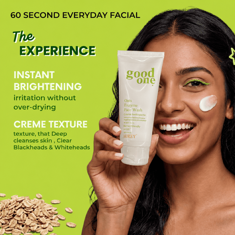 Aurey Oats Enzyme Face Wash – Your 60-Second Everyday Facial