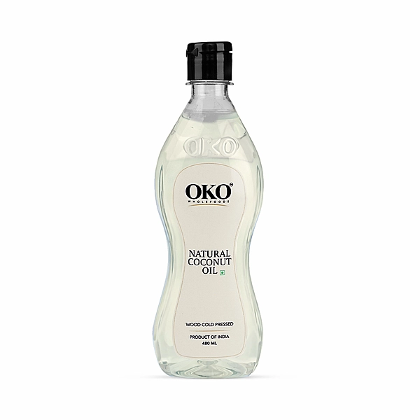 Wood Cold Pressed Natural Coconut Oil - 480 ML
