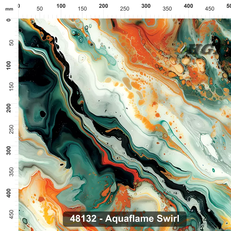 48132 Aquaflame Swirl
