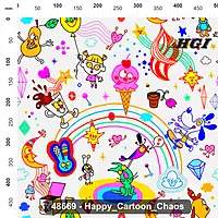 48669 Happy Cartoon Chaos