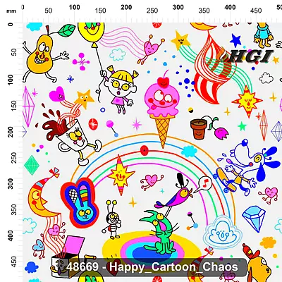 48669 Happy Cartoon Chaos