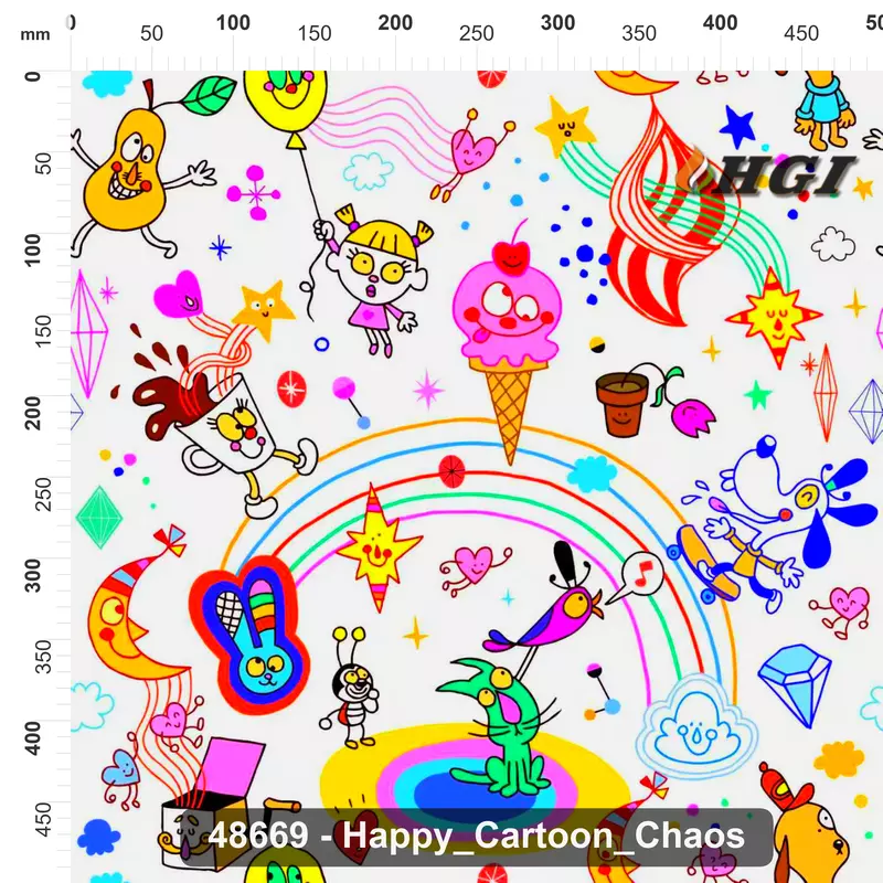 48669 Happy Cartoon Chaos
