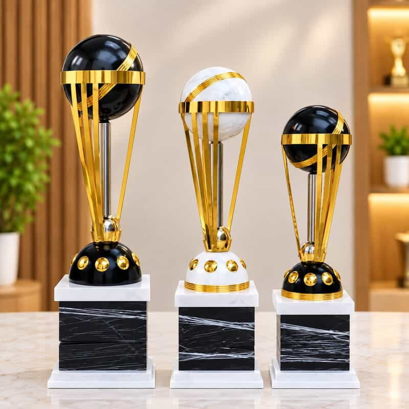 ACT-2140 WORL CUP TROPHY WHITE NO:5  3FT3"