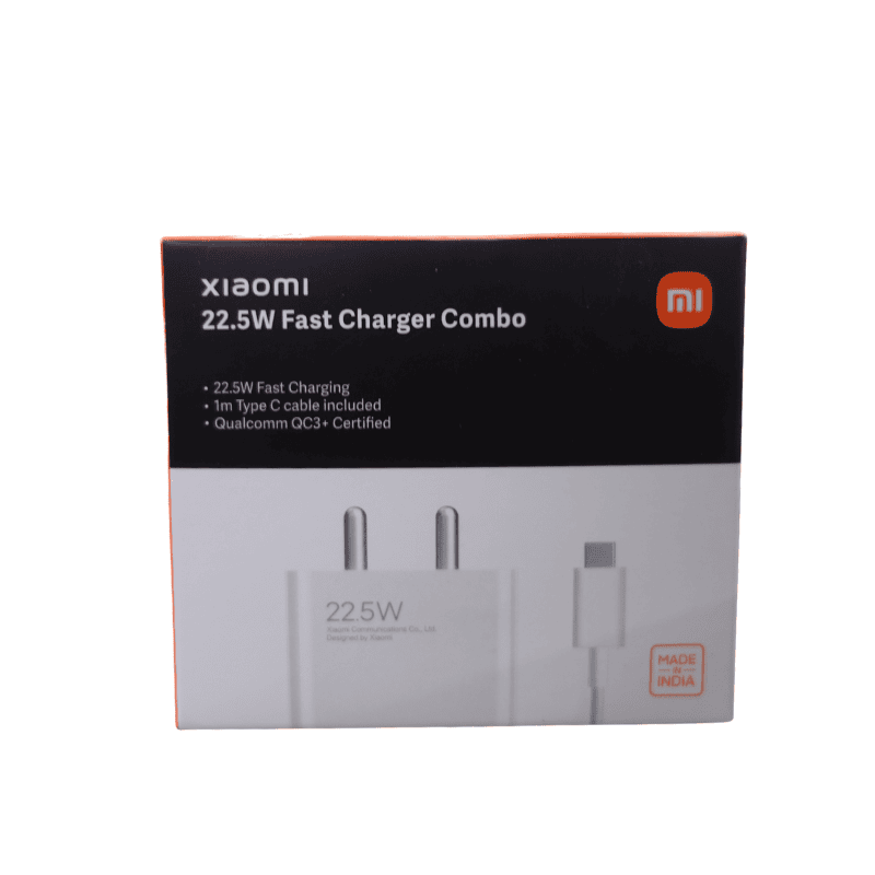 Xiaomi 22.5W Fast Charger Combo – Power Adapter with USB Type-C Cable