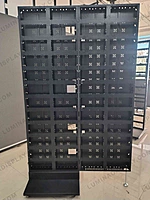 Double-sided indoor LED standee MS cabinet 640 + 640 x 1920 mm, powder-coated GI – Lumina