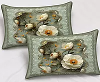 Flower 7D Digital Print Bedsheet Soft, Stylish & Premium Quality Bed Sheet King-225 x 250 CM)