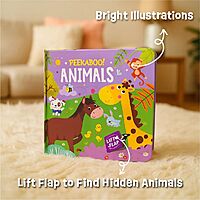 Peek-a-Boo Animals – Interactive Lift-the-Flap Board Book
