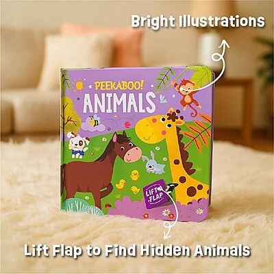 Peek-a-Boo Animals – Interactive Lift-the-Flap Board Book Peek-a-Boo Animals – Interactive Lift-the-Flap Board Book