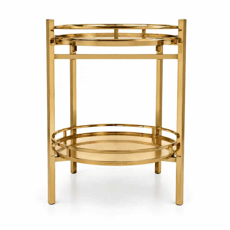JACK TRAY ROUND GOLD