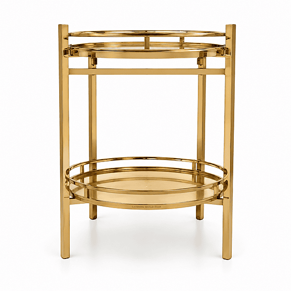 JACK TRAY ROUND GOLD