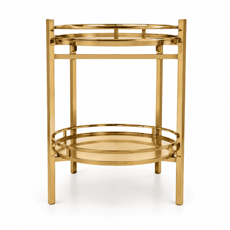 JACK TRAY ROUND GOLD
