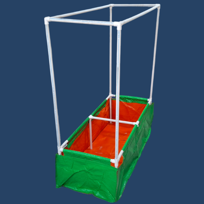 Rectangular HDPE Grow Bag – 260 GSM with Creeper support Frame