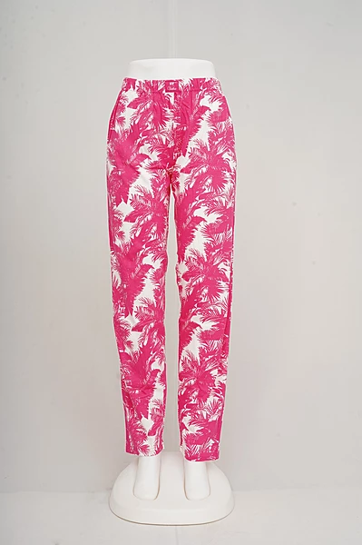 Women Pink Printed Night Pants