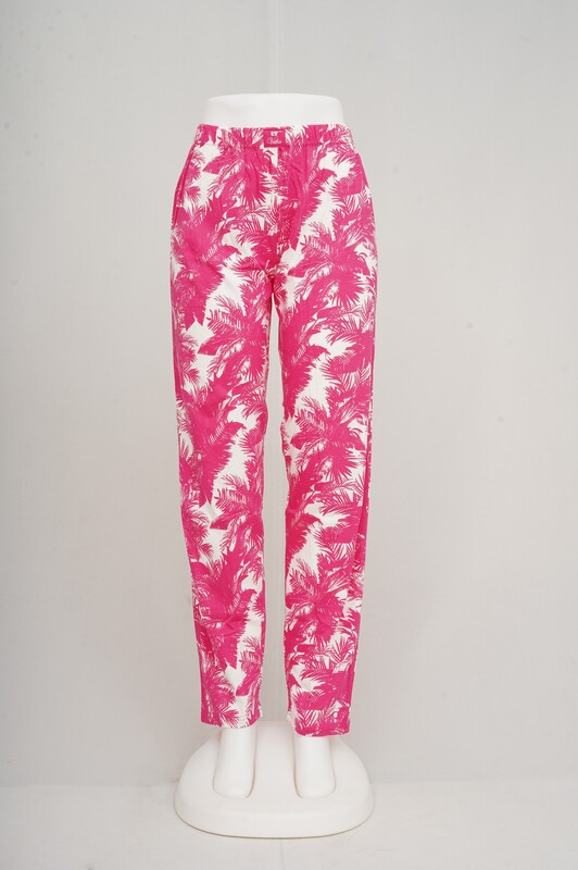 Women Pink Printed Night Pants
