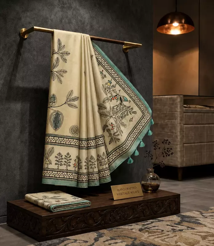 Warli Print Saree
