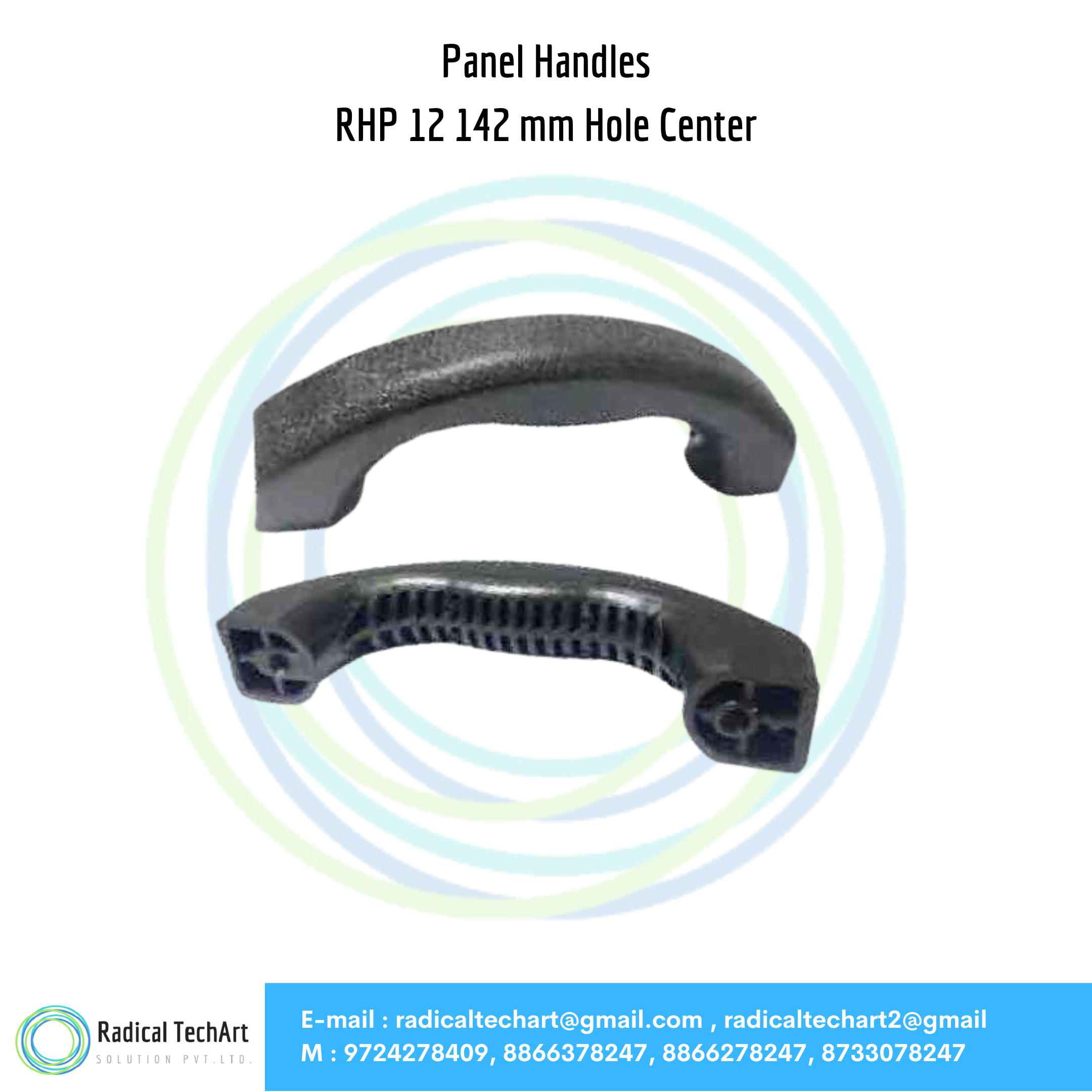 RHP 12,39, PLL 004, RHM 90,SS  Panel Handles