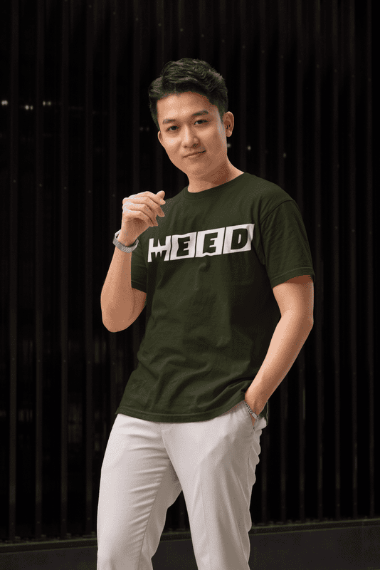 Need Weed Olive Green Premium Tshirt