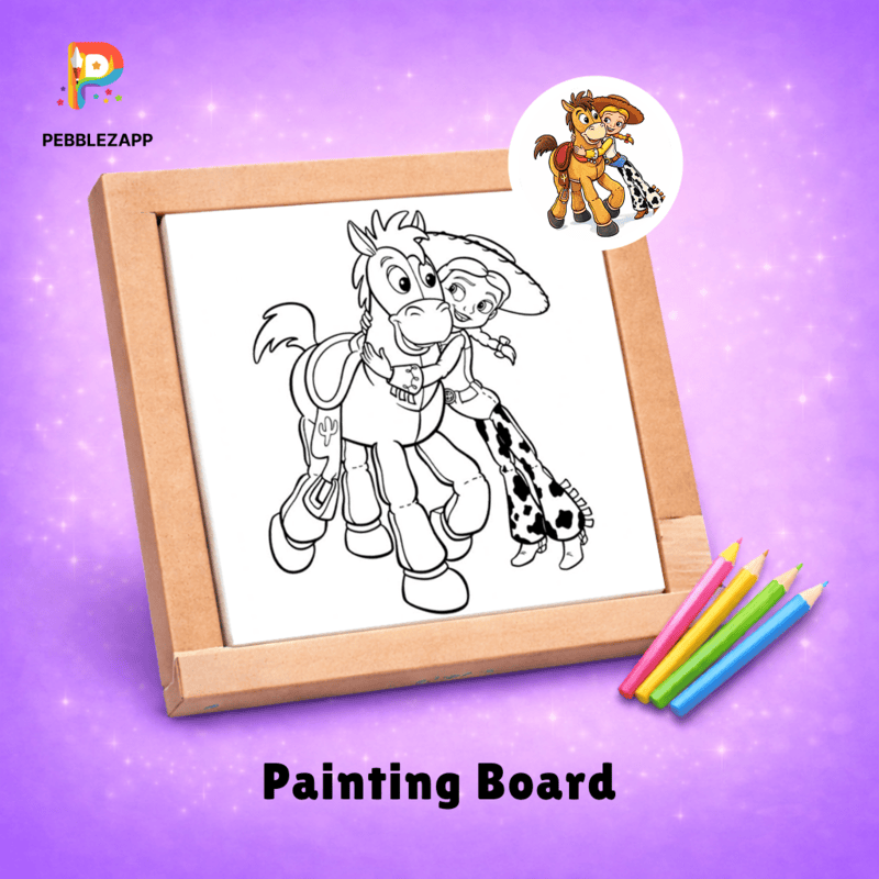 baby horses coloring