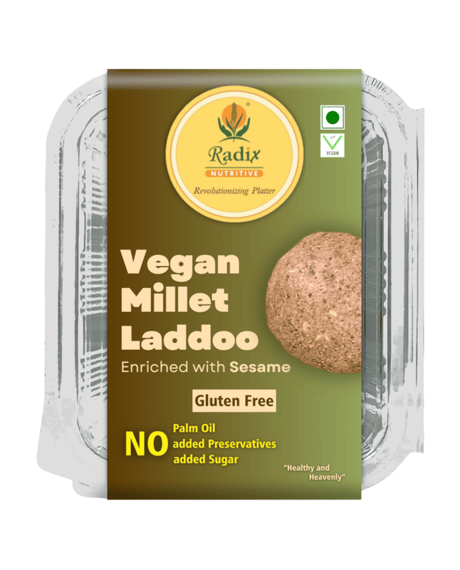 Millet Laddoo - 200 g | with Jaggery | Vegan | Gluten Free
