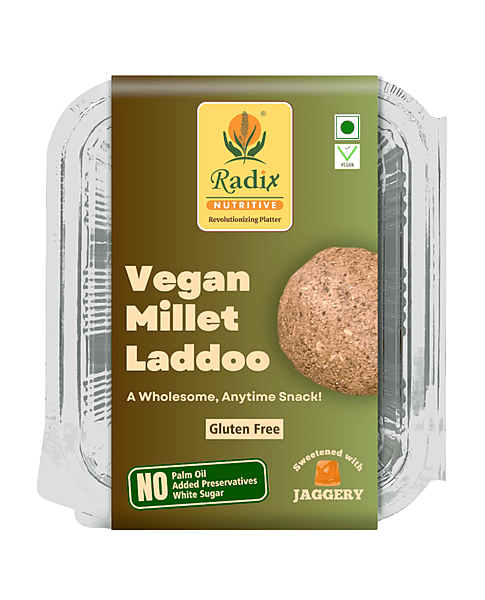 Millet Laddoo - 200 g | with Jaggery | Vegan | Gluten Free