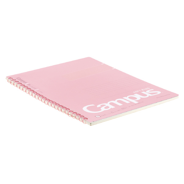 Kokuyo Campus Soft Ring Dot Ruled 50 Sheets A5 Peach