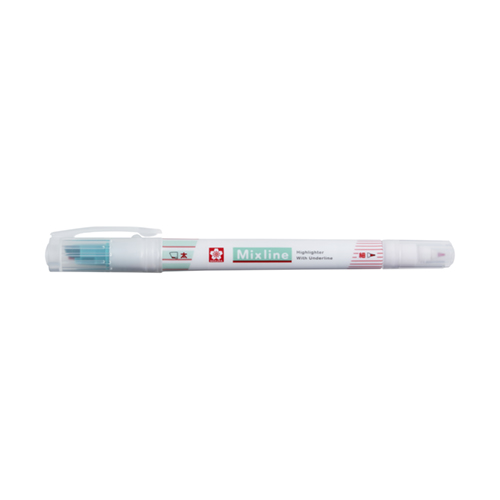 Sakura Crepas Mixline Twin Highlighter Pen Blue Green
