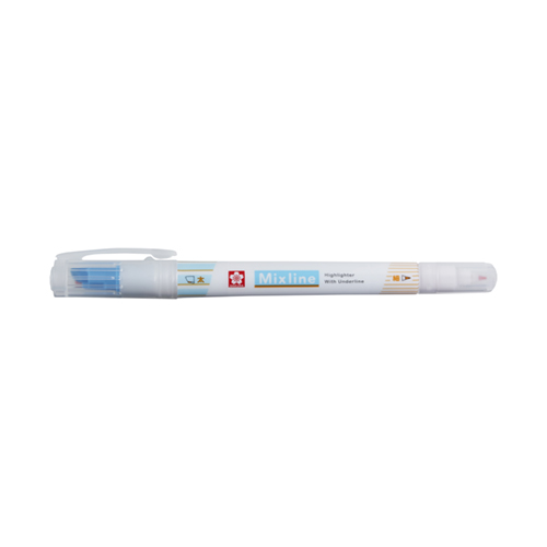 Sakura Crepas Mixline Twin Highlighter Pen Blue