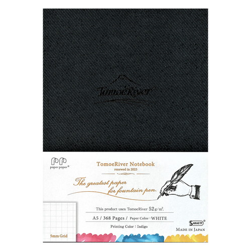 SAKAE Technical Paper Note Tomoe River FP Note A5 White Square Grid 5mm