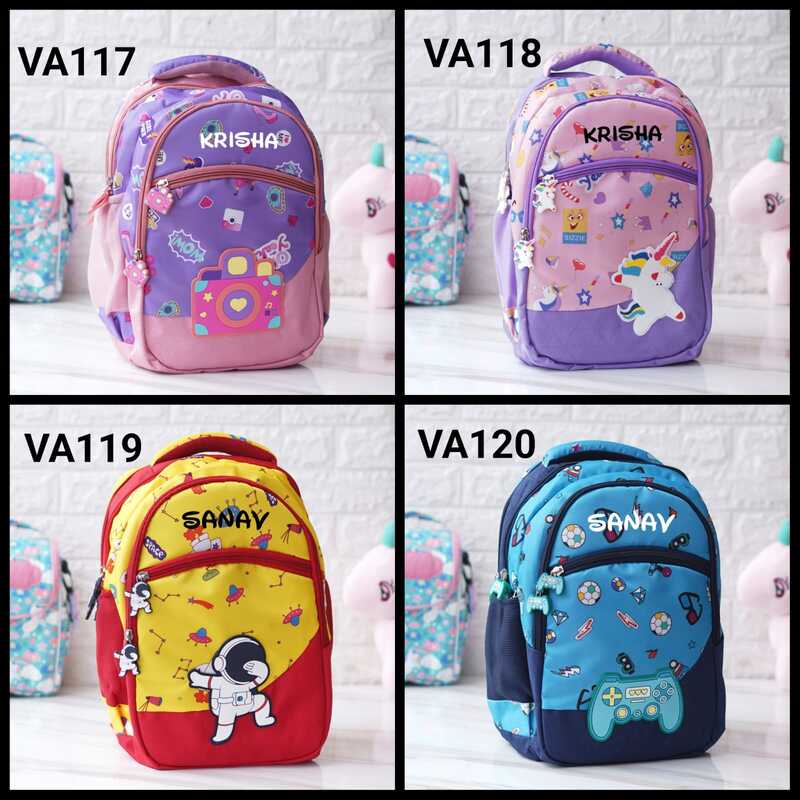 Personalized Pink Frozen Elsa Themed School Bag (18 inches)