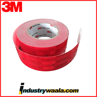 3M 50.8 MM X 50 Mtr Red Conspicuity Marking (Reflecting Tape)