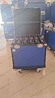 Foam-lined stackable flight case for transporting rental LED display cabinets – Lumina