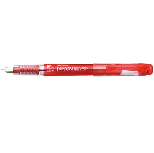 Platinum Preppy Fountain Pen 0.3 Red